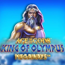 Age Of The Gods: King of Olympus Megaways game by Origins – logo hosted on Fugu Casino