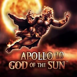 Slots logo of Apollo God of the Sun from Novomatic at Fugu Casino