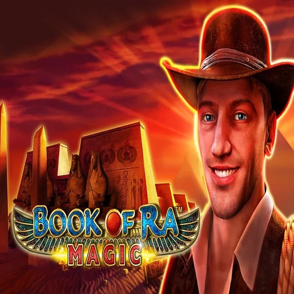 Book of Ra Magic game by Greentube – logo hosted on Fugu Casino