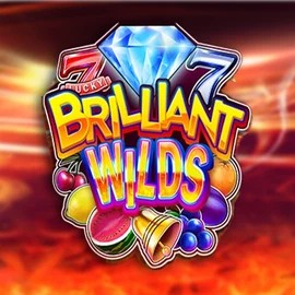 Brilliant Wilds slot logo by iSoftBet at Fugu Casino