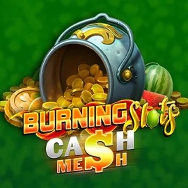 Burning Slots Cash Mesh slot logo by BF Games at Fugu Casino