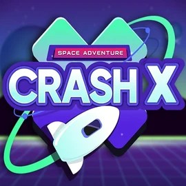 Crash X logo – Casino Games by Turbo Games at Fugu Casino
