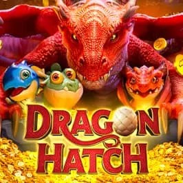 Dragon Hatch slot logo by PG Soft at Fugu Casino