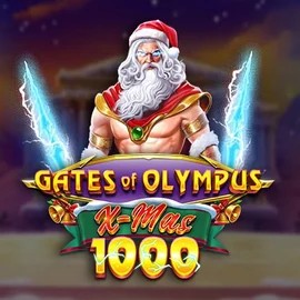 Official Slots logo: Gates of Olympus Xmas 1000 by Pragmatic Play at Fugu Casino