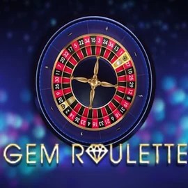 Gem Roulette slot logo by iSoftBet at Fugu Casino