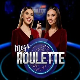 Mega Roulette logo by Pragmatic Play Fugu Casino