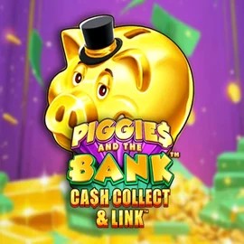 Piggies And The Bank Cash Collect &amp; Link logo by Origins at Fugu Casino