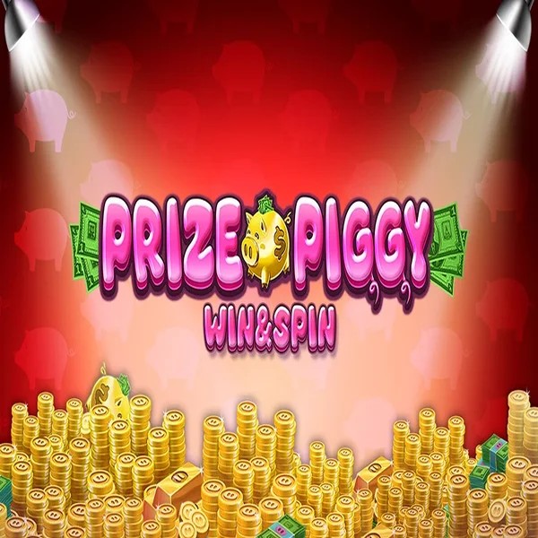 Prize Piggy Win &amp; Spin logo by Inspired Gaming at Fugu Casino