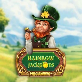 Rainbow Jackpots Megaways casino game by Red Tiger Gaming – featured logo at Fugu Casino