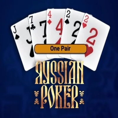 Russian Poker casino game by OneTouch Games – featured logo at Fugu Casino