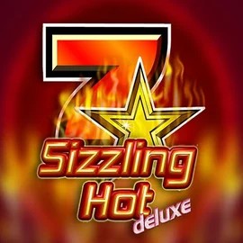 Official Slots logo: Sizzling Hot Deluxe by Novomatic at Fugu Casino