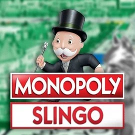 Slingo Monopoly slot logo by Gaming Realms at Fugu Casino