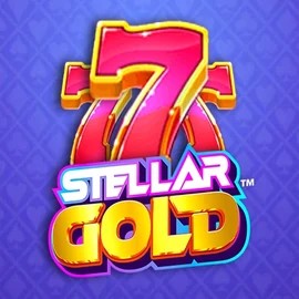 Stellar Gold logo by Snowborn Games Fugu Casino