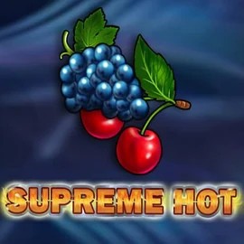 Supreme Hot slot logo by Amusnet Interactive at Fugu Casino