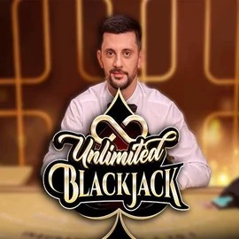 Unlimited Blackjack logo – Live Casino by Ezugi at Fugu Casino