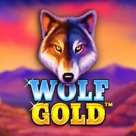 Wolf Gold slot icon by Pragmatic Play, available at Fugu Casino